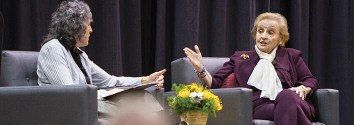 Madeleine Albright Visits SPU